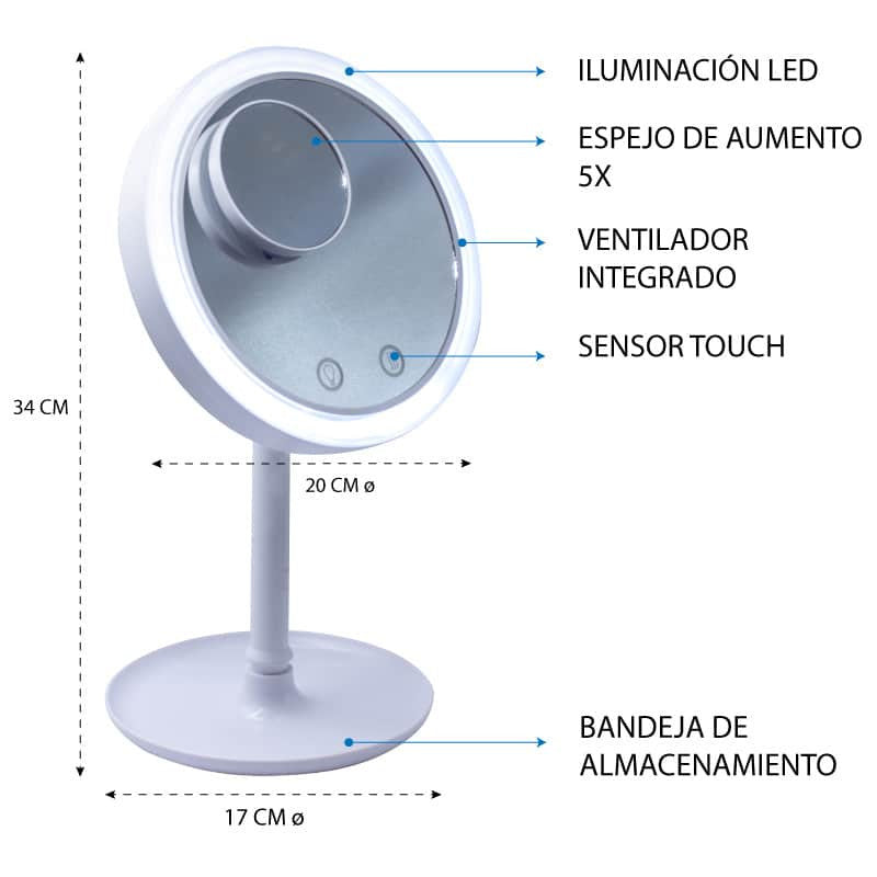 Espejo Cool LED